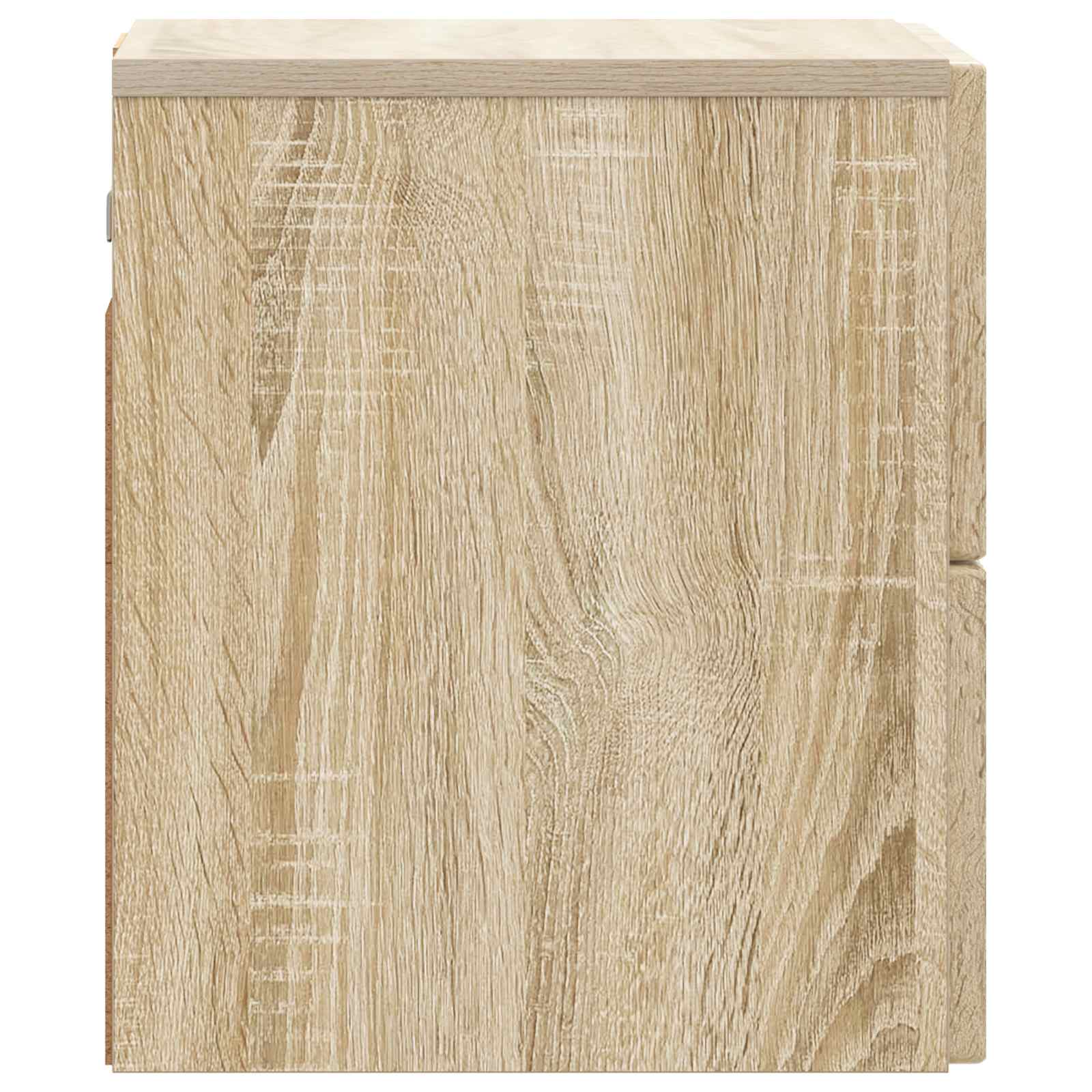 Wandmontierter Nachttisch 2 pcs Sonoma-Eiche 33 x 34,5 x 40 cm