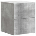 Wandmontierter Nachttisch Betongrau 33 x 34,5 x 40 cm