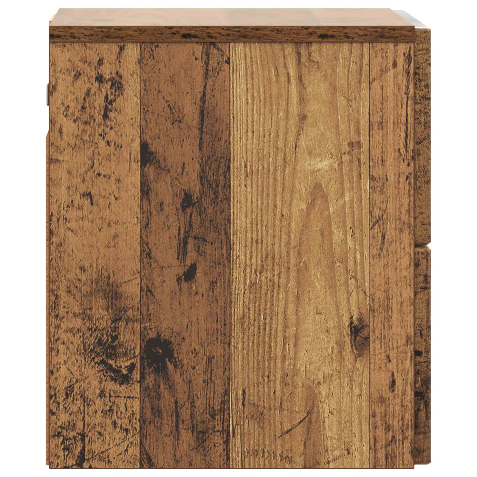 Wandmontierter Nachttisch 2 pcs Altholz 33 x 34,5 x 40 cm