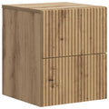 Wandmontierter Nachttisch Artisan-Eiche 33 x 34,5 x 40 cm