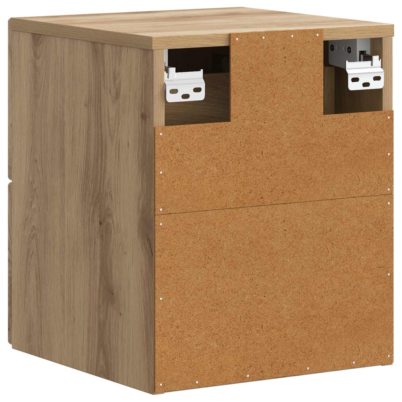 Wandmontierter Nachttisch Artisan-Eiche 33 x 34,5 x 40 cm