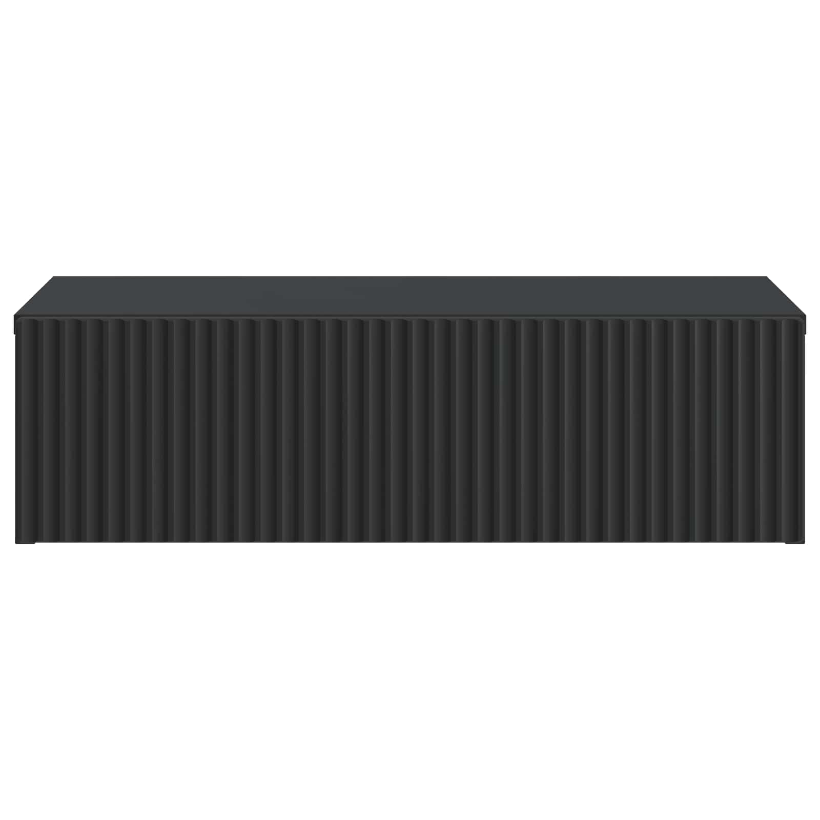 Wandmontierter Beistelltisch Schwarz 59 x 34,5 x 17 cm