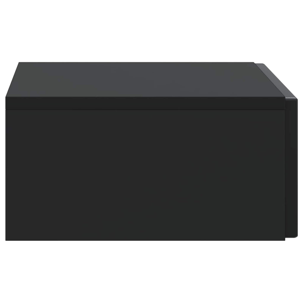 Wandmontierter Beistelltisch Schwarz 59 x 34,5 x 17 cm