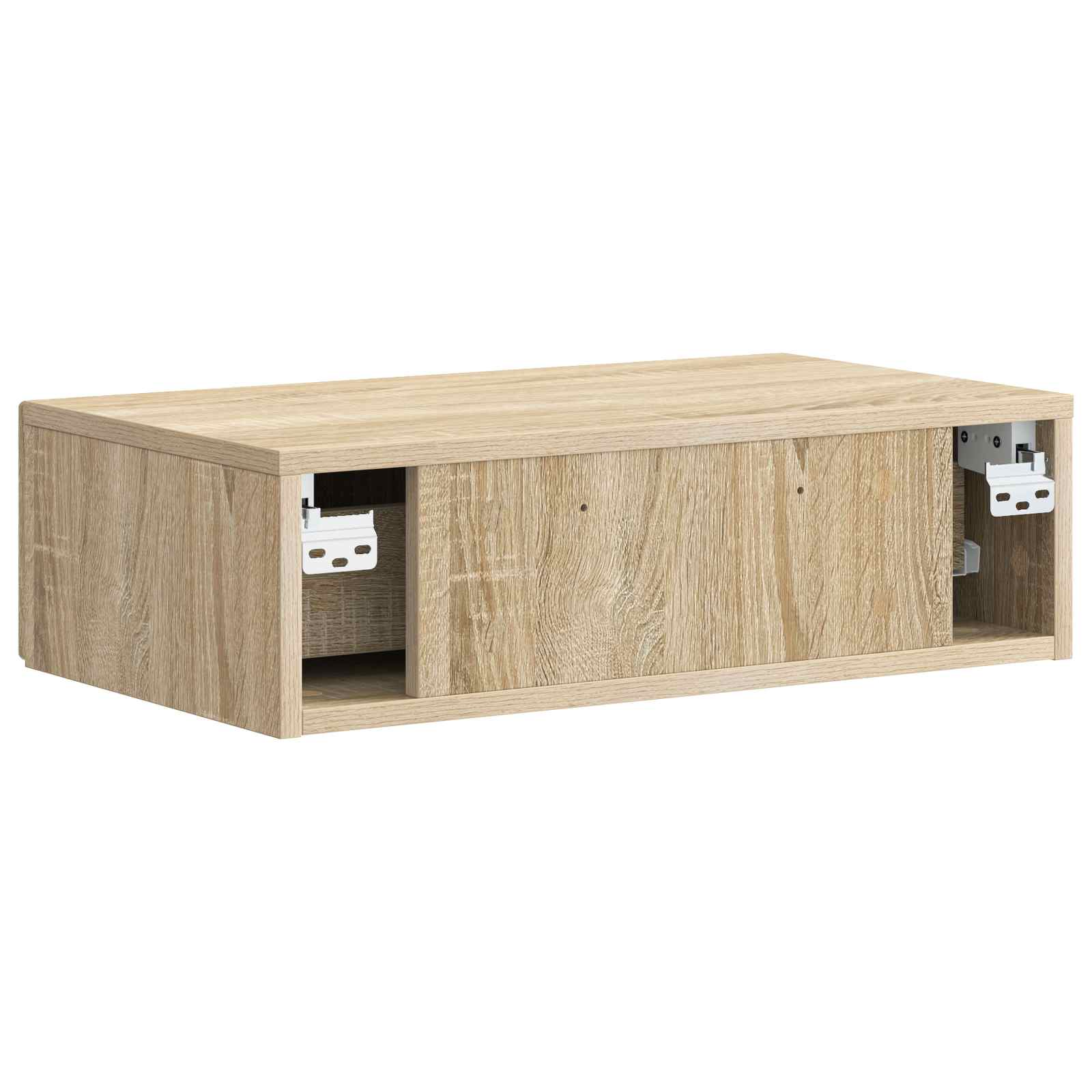 Wandmontierter Beistelltisch Sonoma-Eiche 59 x 34,5 x 17 cm