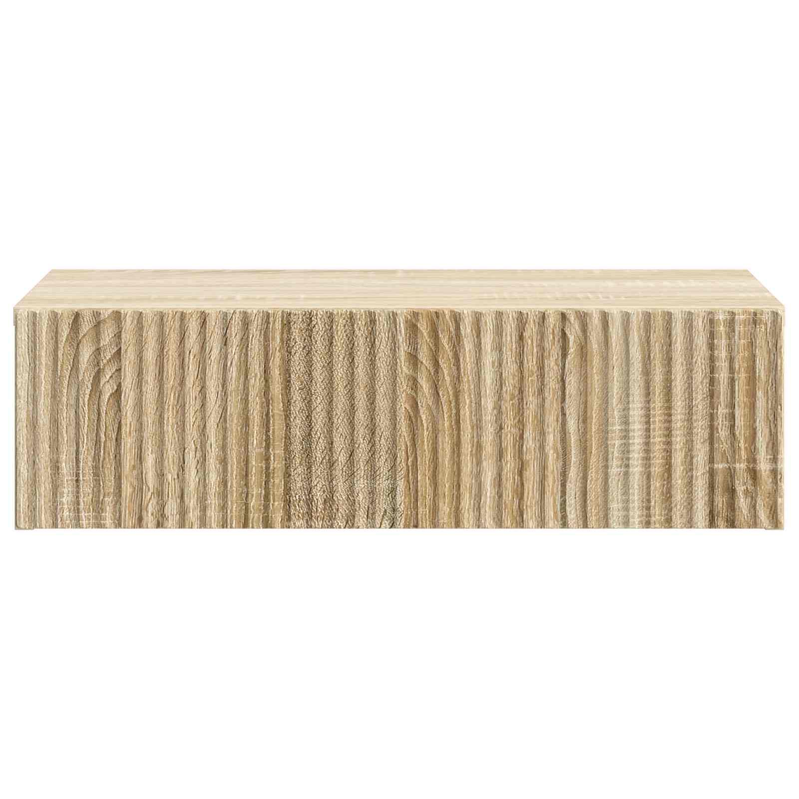 Wandmontierter Beistelltisch Sonoma-Eiche 59 x 34,5 x 17 cm