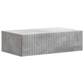 Wandmontierter Beistelltisch Betongrau 59 x 34,5 x 17 cm