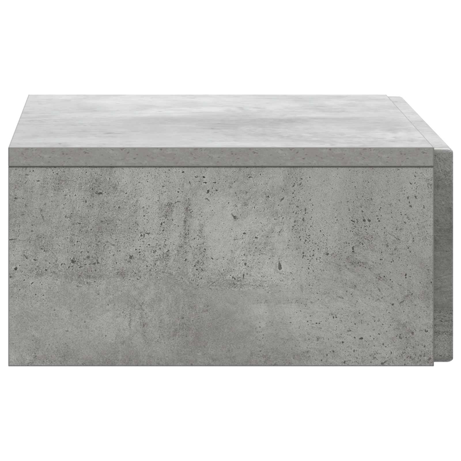 Wandmontierter Beistelltisch Betongrau 59 x 34,5 x 17 cm