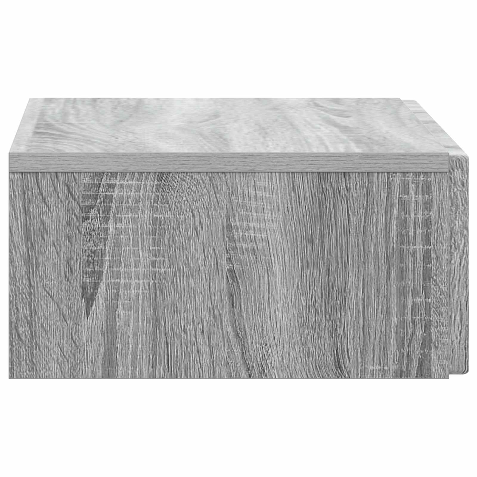 Wandmontierter Beistelltisch Graues Sonoma 59 x 34,5 x 17 cm