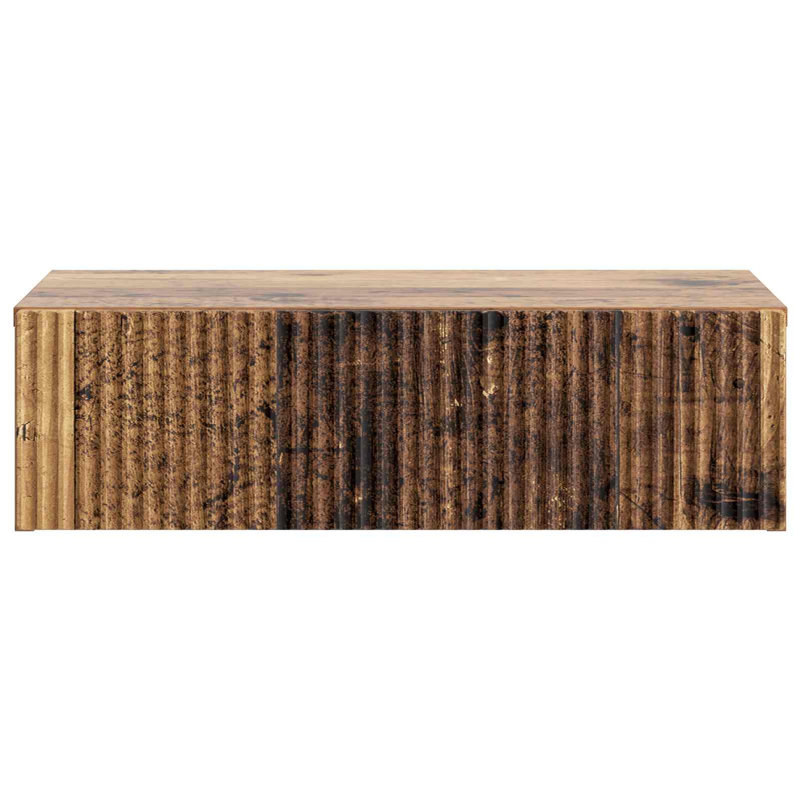 Wandmontierter Beistelltisch Altholz 59 x 34,5 x 17 cm