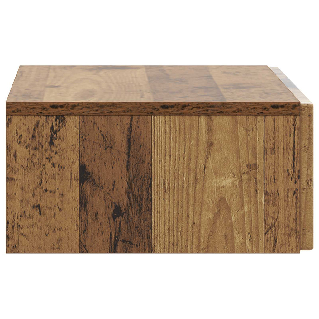 Wandmontierter Beistelltisch Altholz 59 x 34,5 x 17 cm
