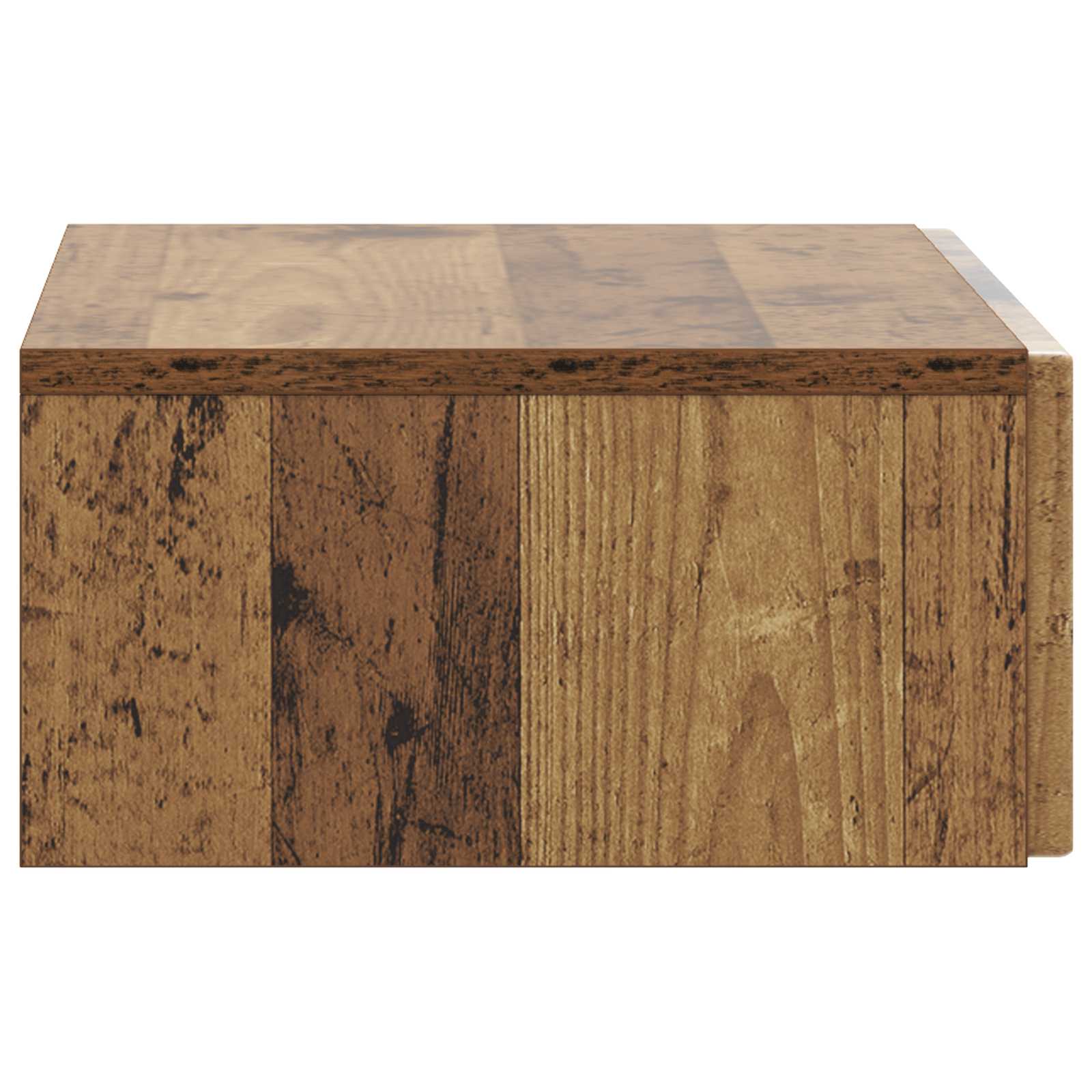 Wandmontierter Beistelltisch Altholz 59 x 34,5 x 17 cm