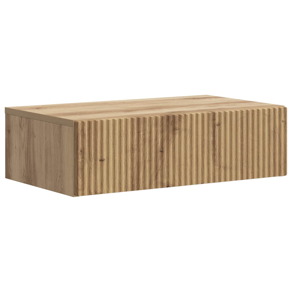 Wandmontierter Beistelltisch Artisan-Eiche 59 x 34,5 x 17 cm