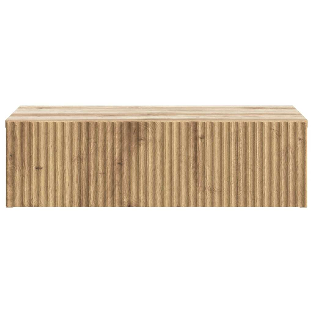 Wandmontierter Beistelltisch Artisan-Eiche 59 x 34,5 x 17 cm