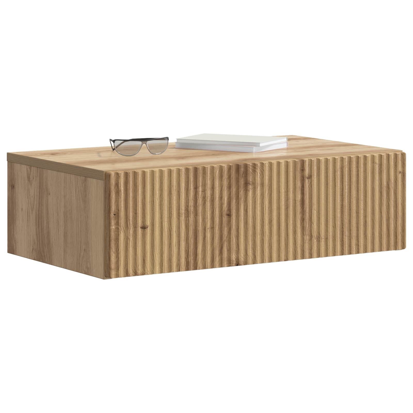 Wandmontierter Beistelltisch Artisan-Eiche 59 x 34,5 x 17 cm