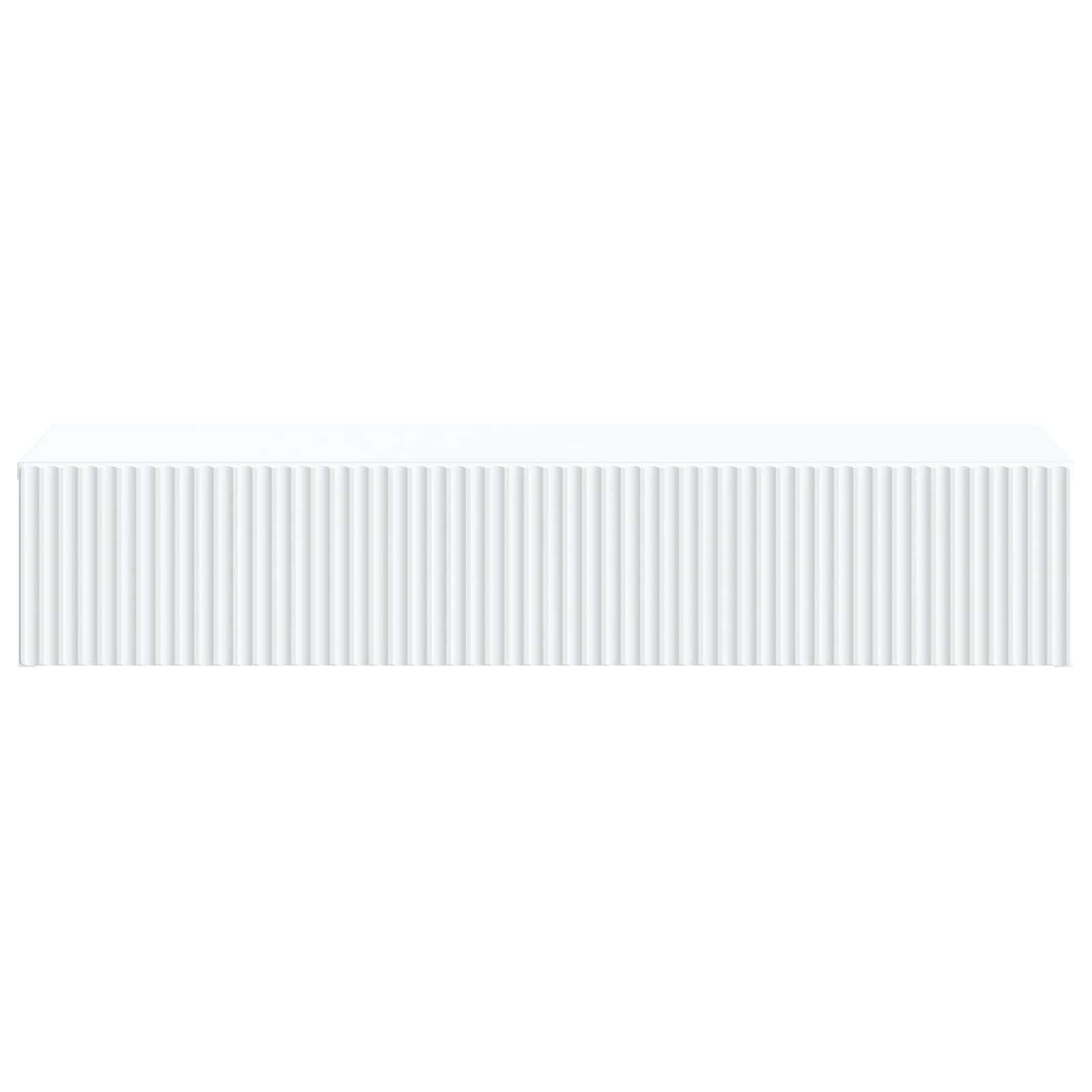 Wandmontierter Beistelltisch Weiß 87,5 x 34,5 x 17 cm