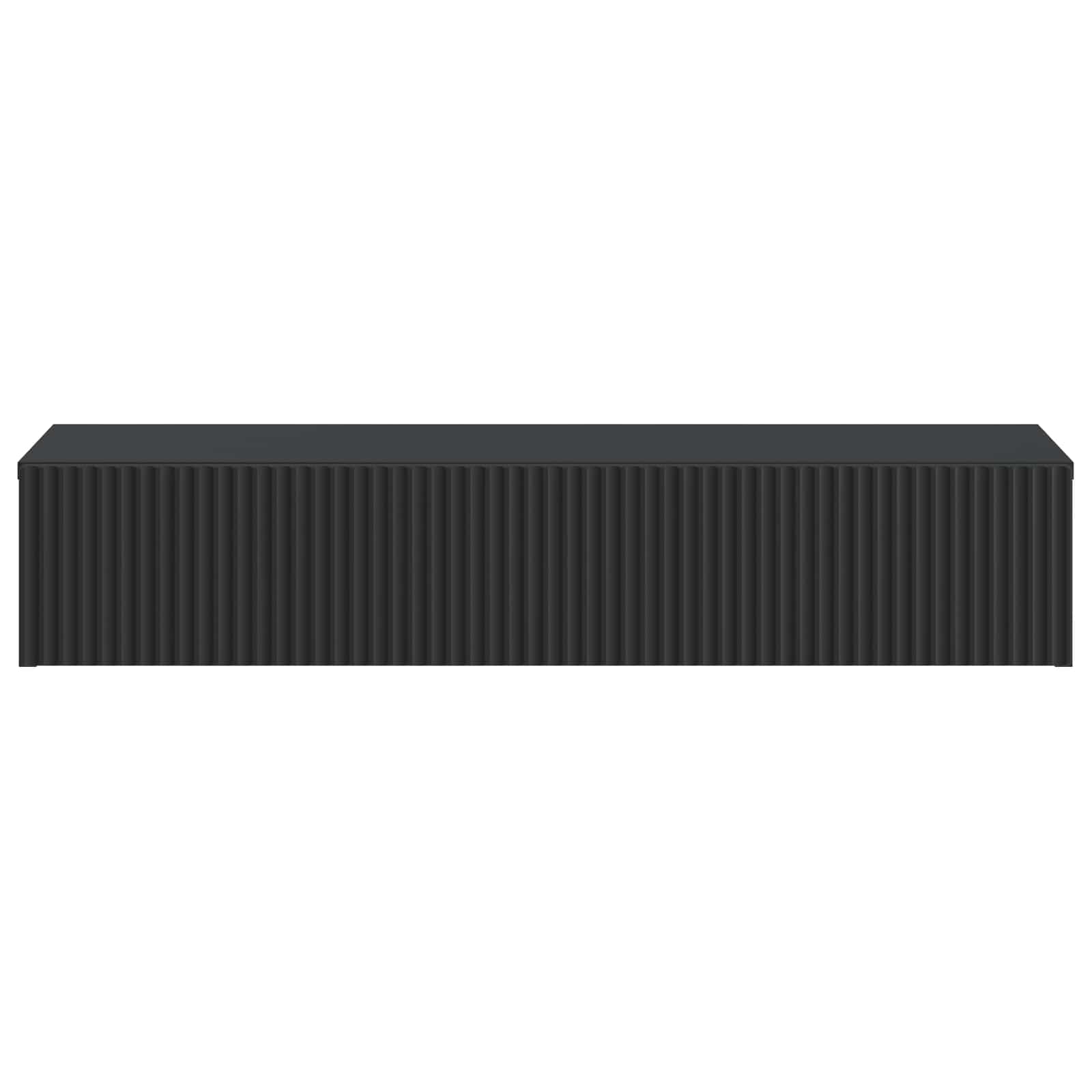 Wandmontierter Beistelltisch Schwarz 87,5 x 34,5 x 17 cm