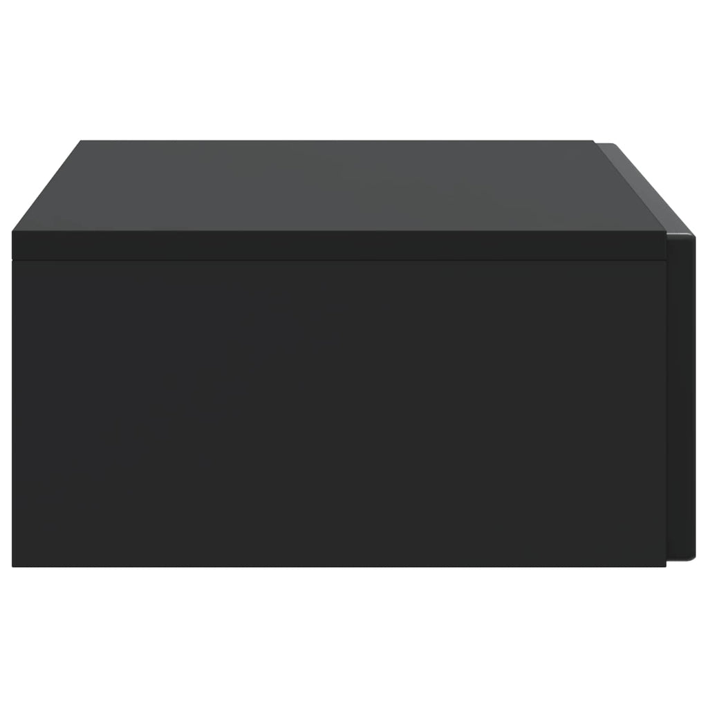 Wandmontierter Beistelltisch Schwarz 87,5 x 34,5 x 17 cm