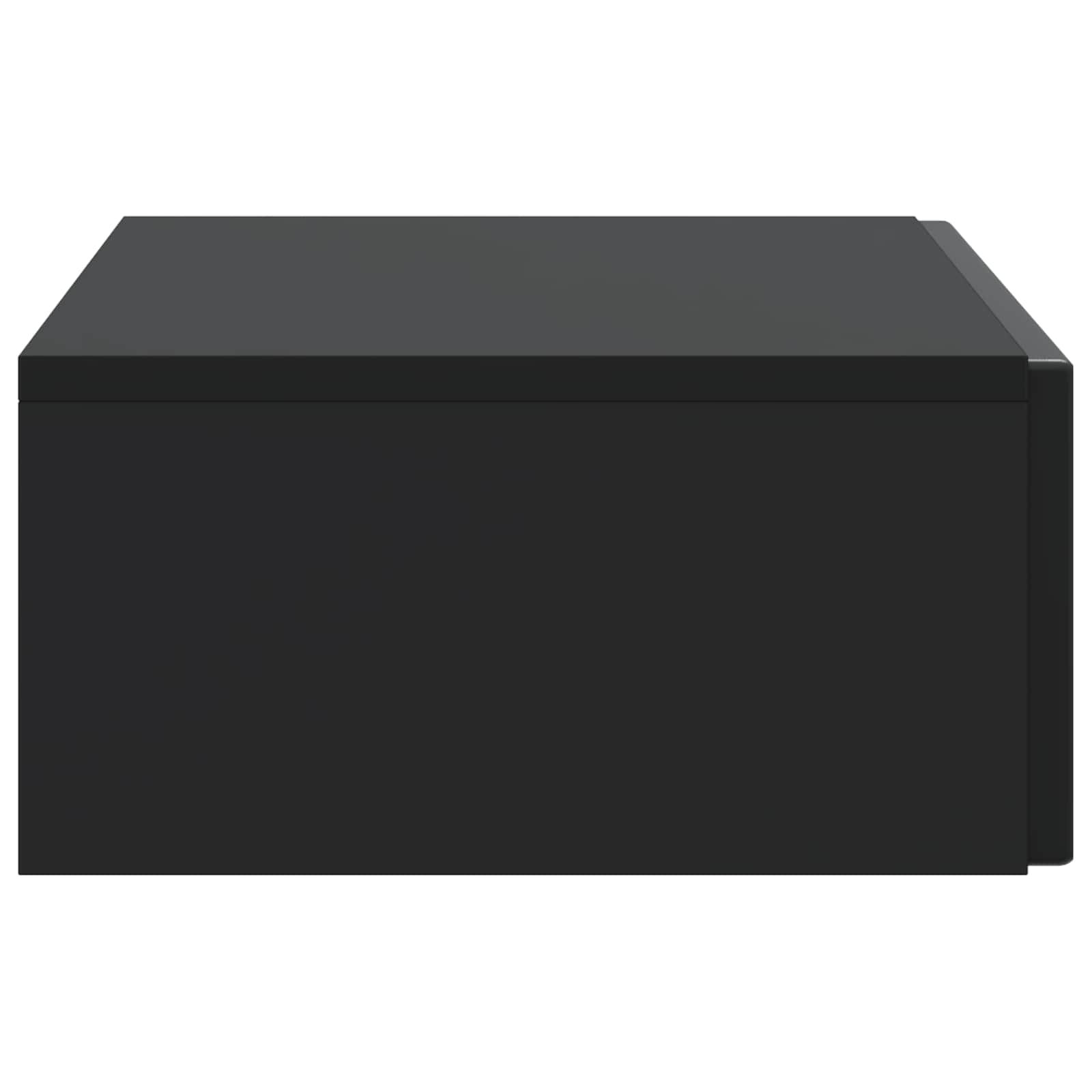 Wandmontierter Beistelltisch Schwarz 87,5 x 34,5 x 17 cm