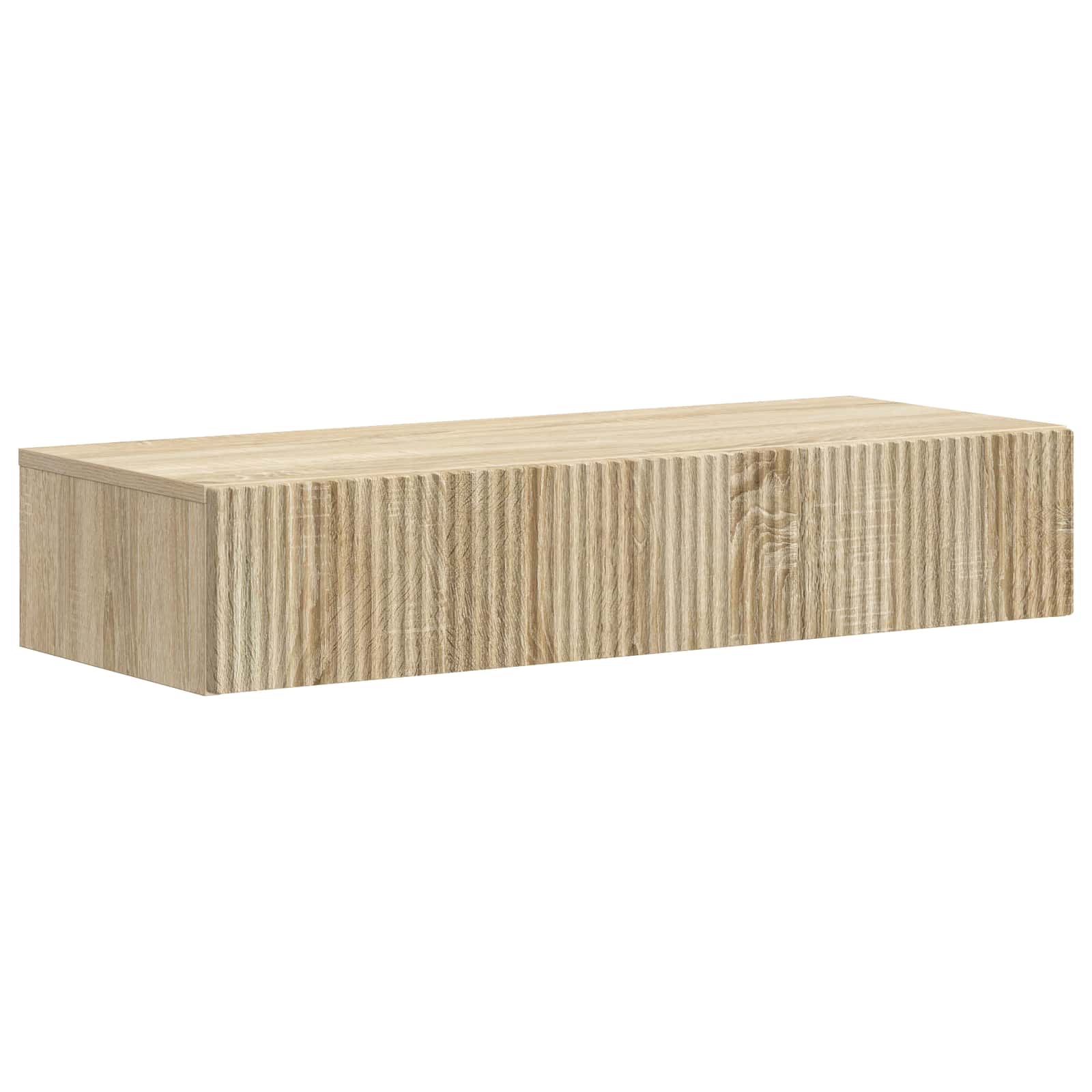 Wandmontierter Beistelltisch Sonoma-Eiche 87,5 x 34,5 x 17 cm