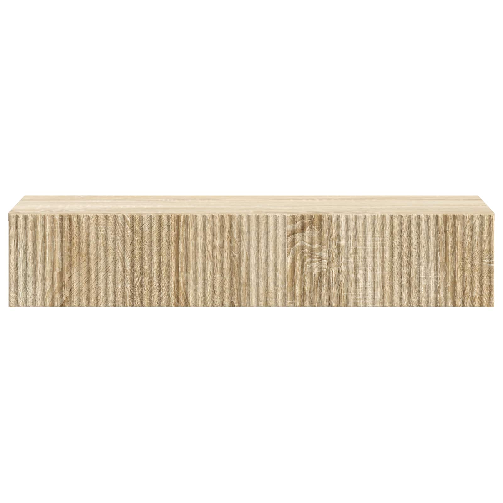 Wandmontierter Beistelltisch Sonoma-Eiche 87,5 x 34,5 x 17 cm