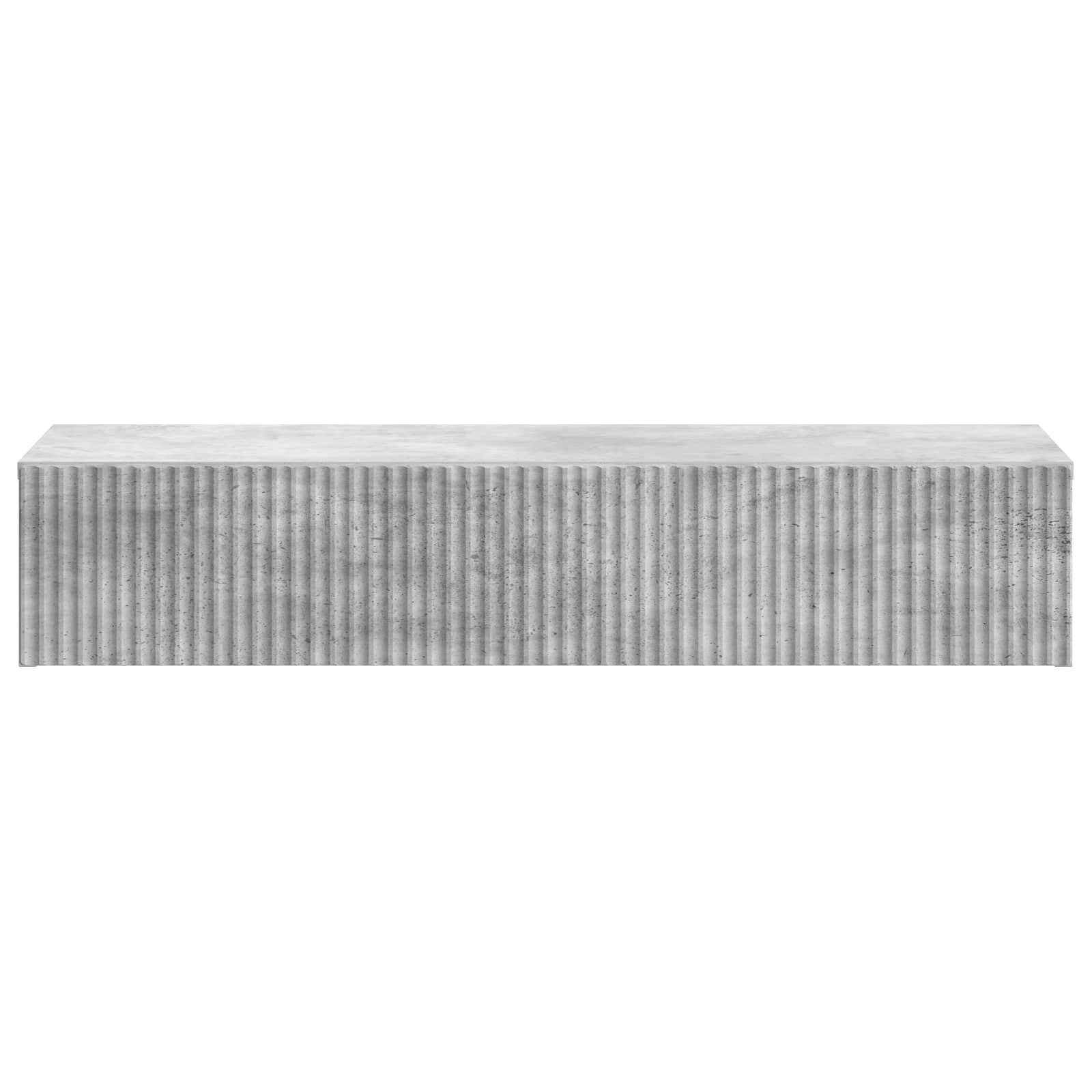 Wandmontierter Beistelltisch Betongrau 87,5 x 34,5 x 17 cm