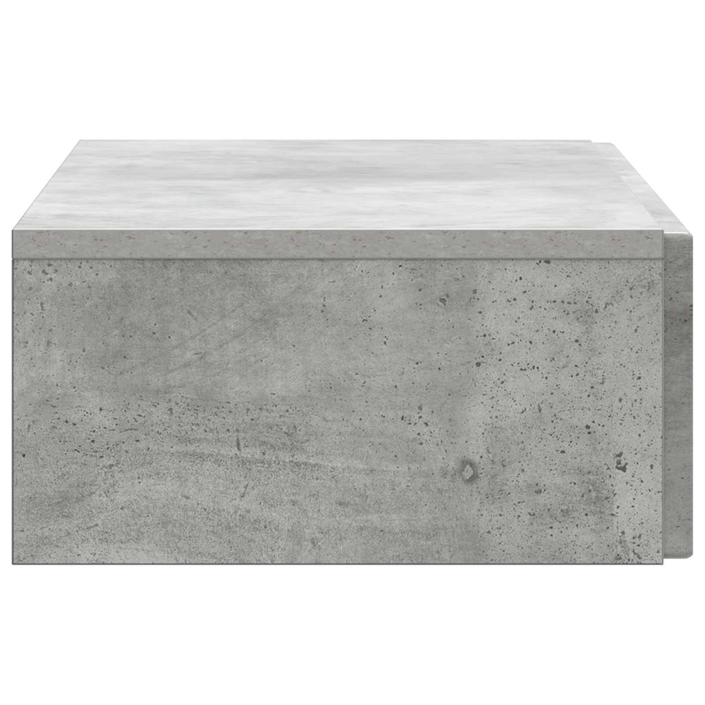 Wandmontierter Beistelltisch Betongrau 87,5 x 34,5 x 17 cm