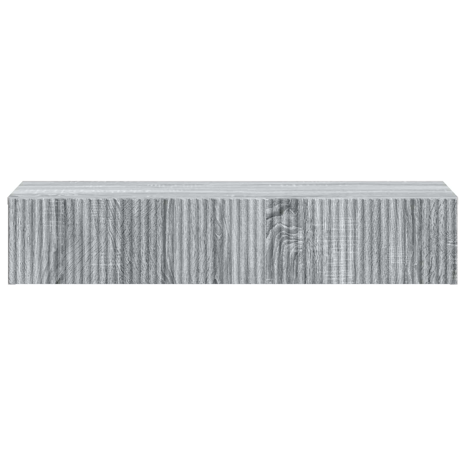 Wandmontierter Beistelltisch Graues Sonoma 87,5 x 34,5 x 17 cm