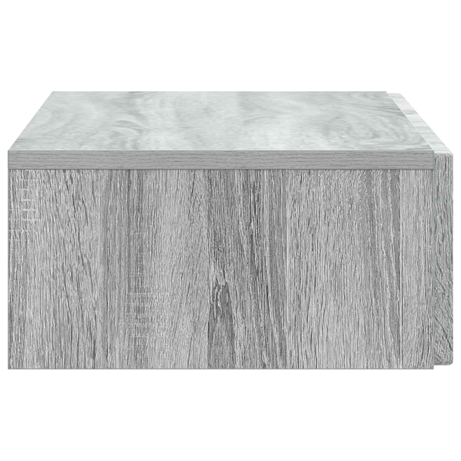 Wandmontierter Beistelltisch Graues Sonoma 87,5 x 34,5 x 17 cm