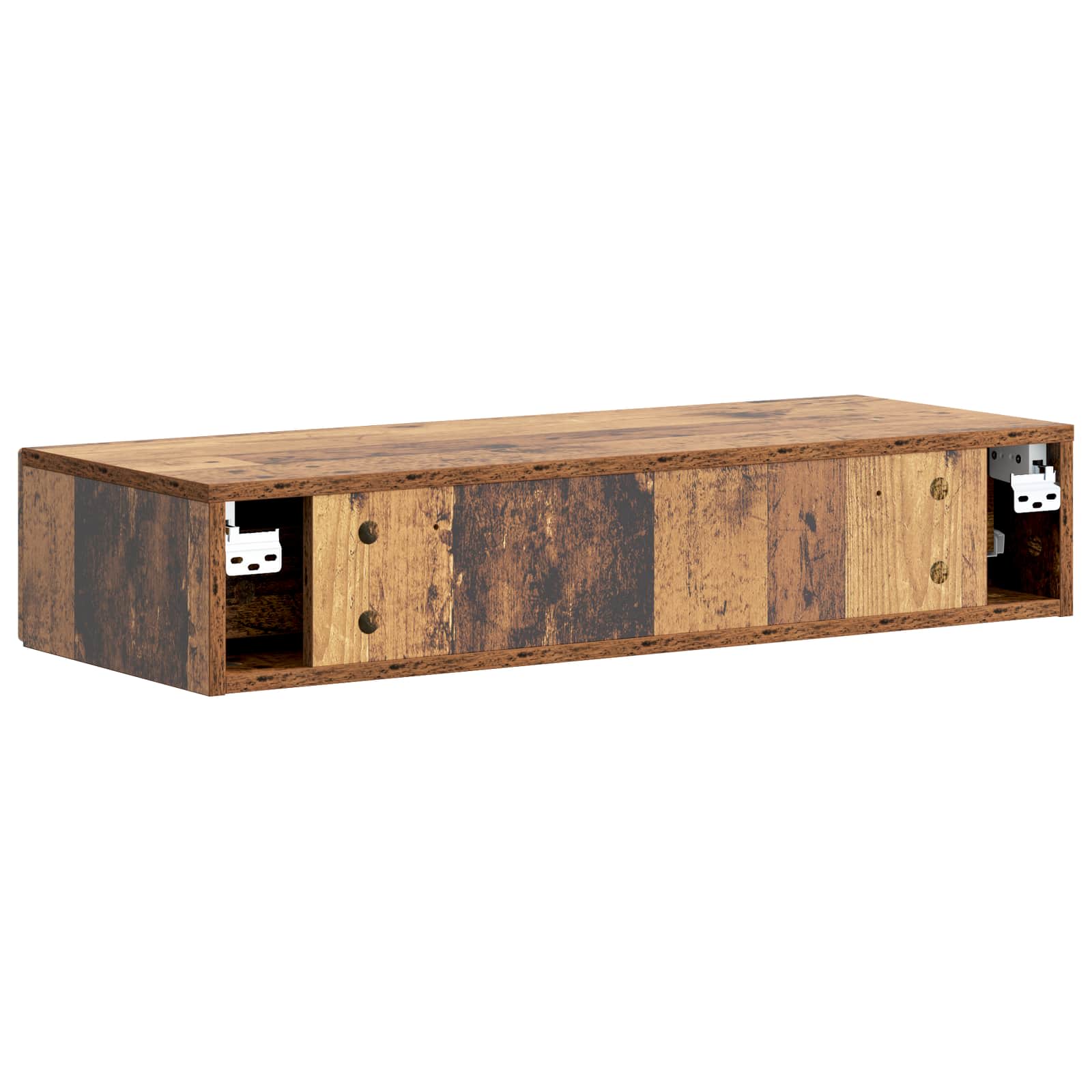 Wandmontierter Beistelltisch Altholz 87,5 x 34,5 x 17 cm