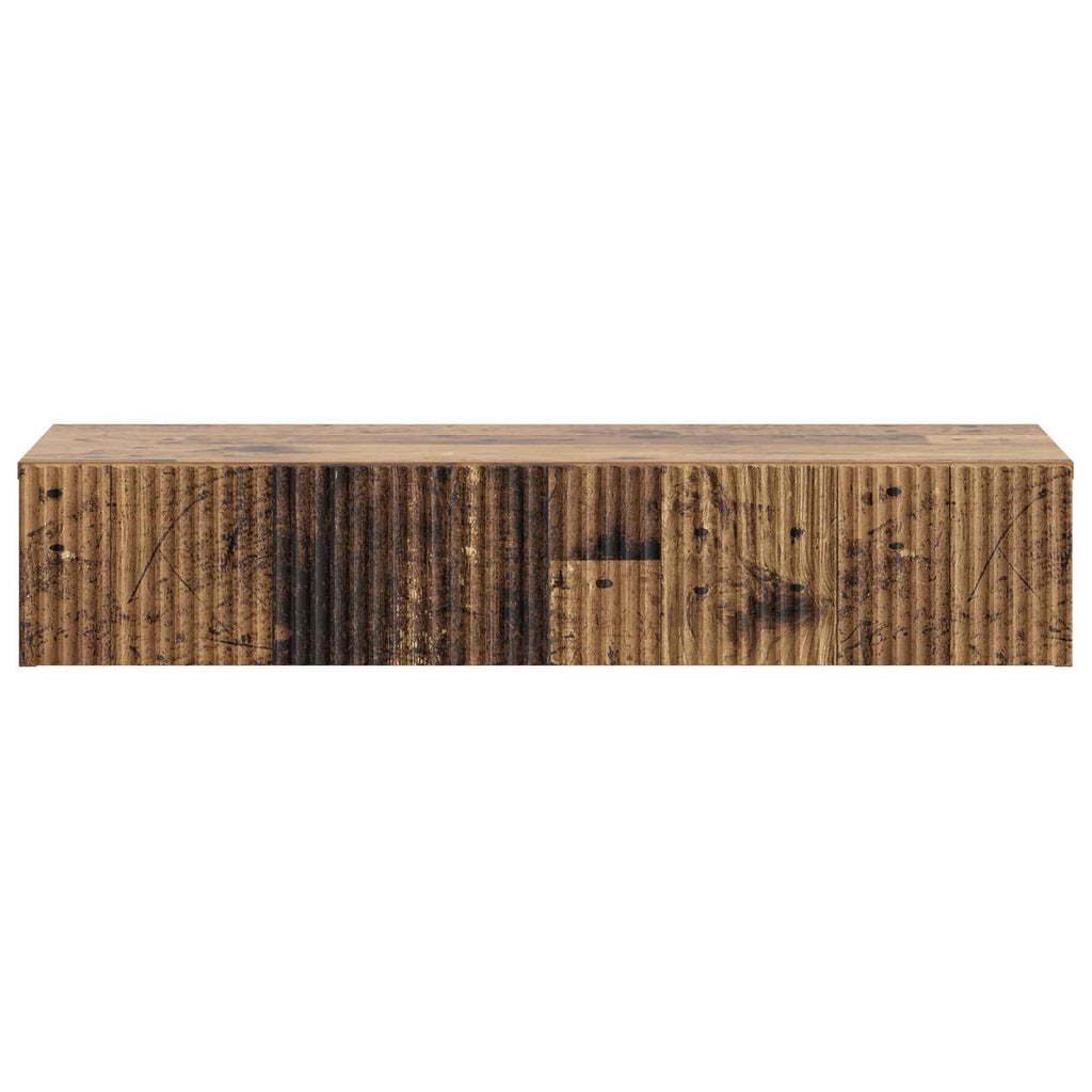 Wandmontierter Beistelltisch Altholz 87,5 x 34,5 x 17 cm
