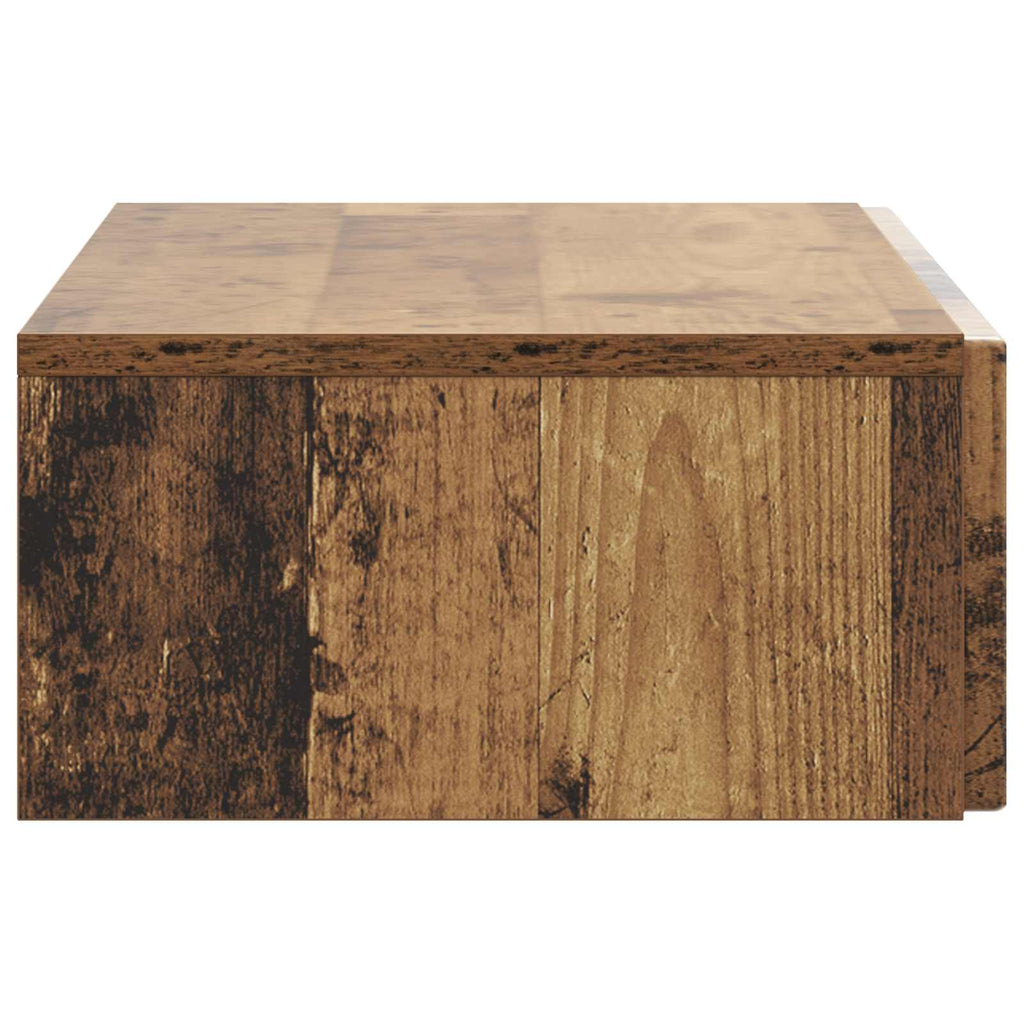 Wandmontierter Beistelltisch Altholz 87,5 x 34,5 x 17 cm