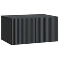 Wandmontierter TV-Schrank Schwarz 59,5 x 41 x 30 cm