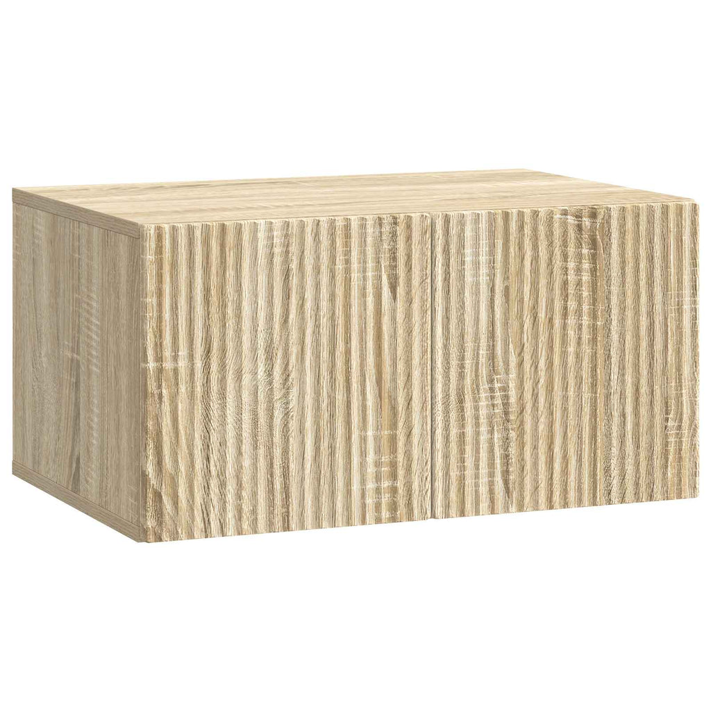 Wandmontierter TV-Schrank Sonoma-Eiche 59,5 x 41 x 30 cm