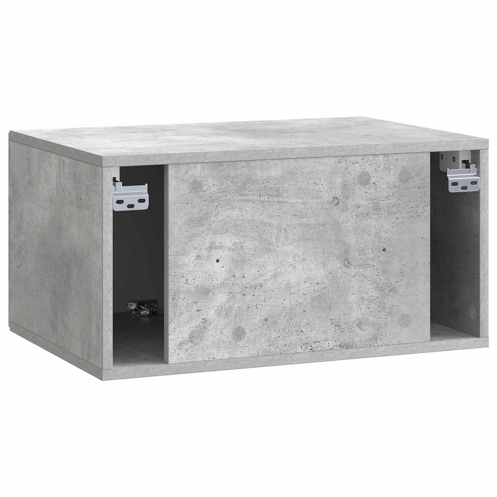 Wandmontierter TV-Schrank Betongrau 59,5 x 41 x 30 cm
