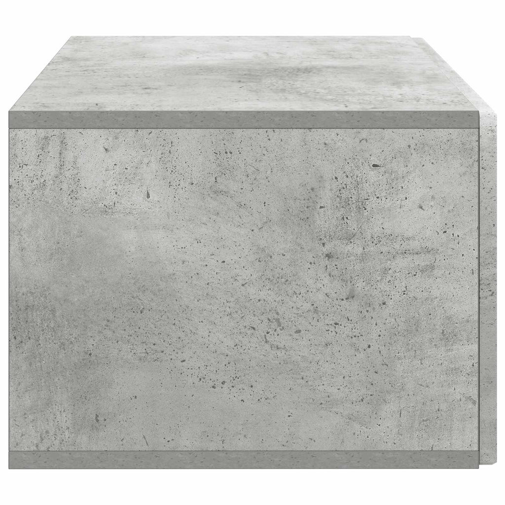 Wandmontierter TV-Schrank Betongrau 59,5 x 41 x 30 cm