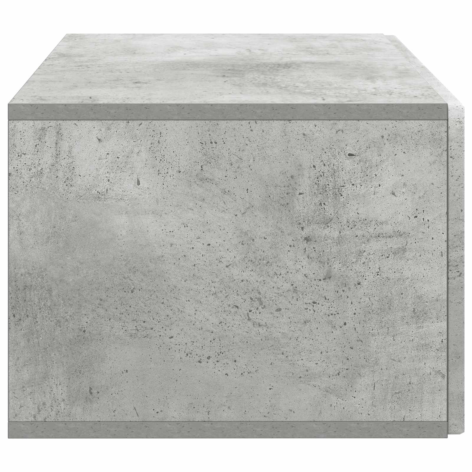 Wandmontierter TV-Schrank Betongrau 59,5 x 41 x 30 cm