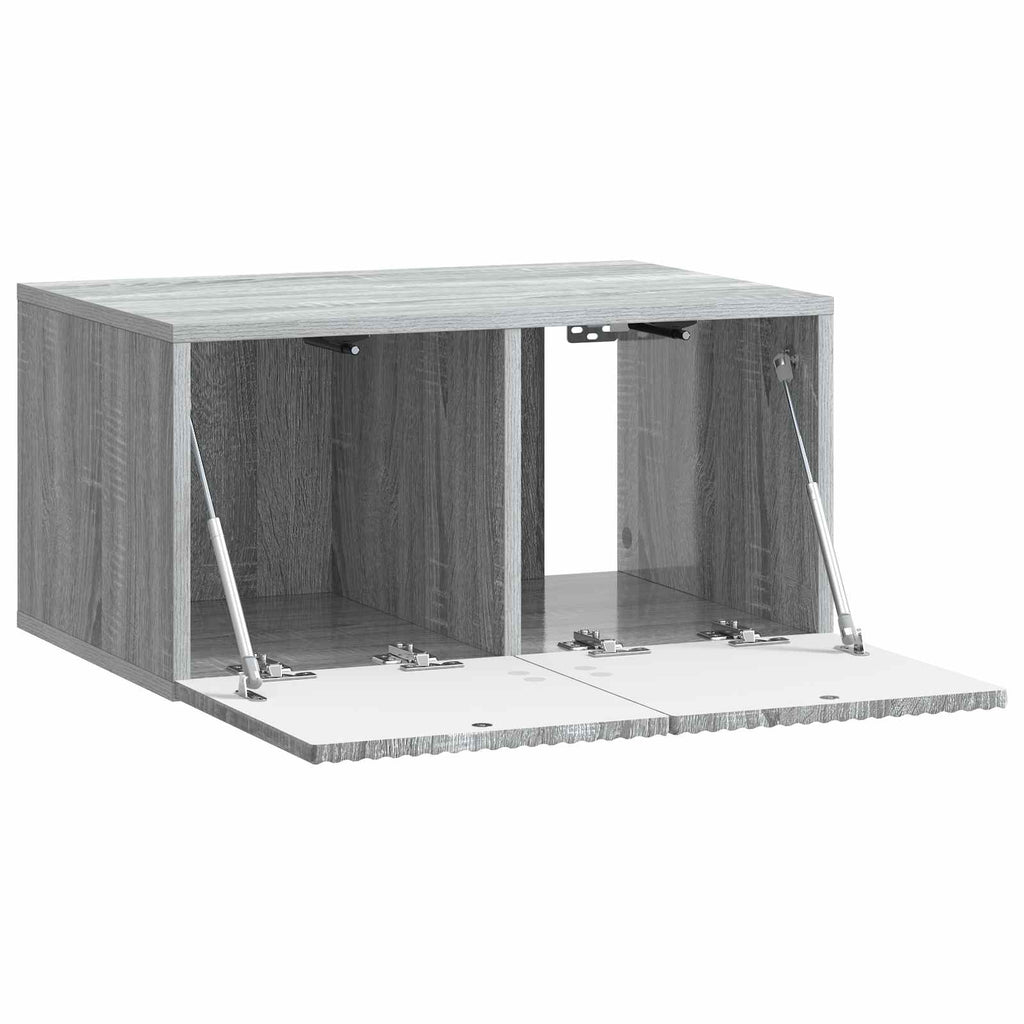 Wandmontierter TV-Schrank Graues Sonoma 59,5 x 41 x 30 cm
