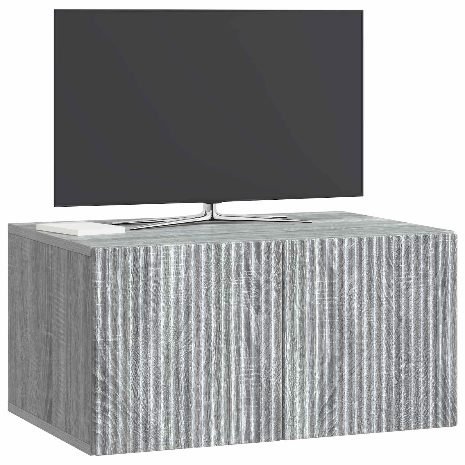 Wandmontierter TV-Schrank Graues Sonoma 59,5 x 41 x 30 cm