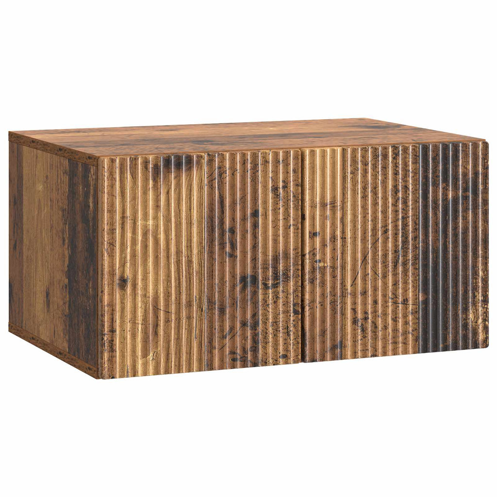 Wandmontierter TV-Schrank Altholz 59,5 x 41 x 30 cm