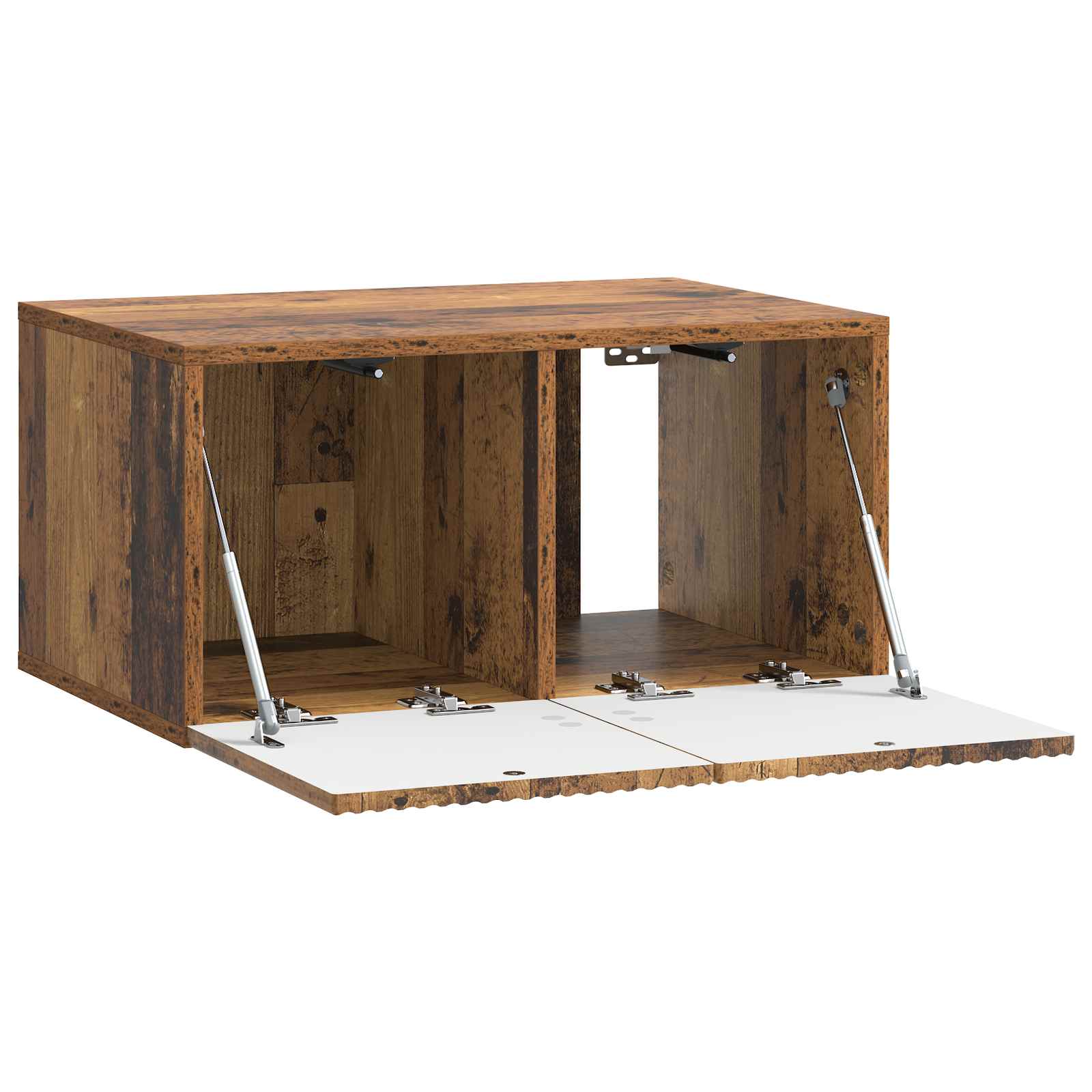 Wandmontierter TV-Schrank Altholz 59,5 x 41 x 30 cm