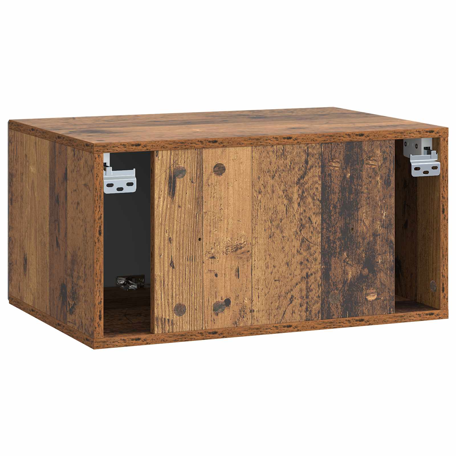 Wandmontierter TV-Schrank Altholz 59,5 x 41 x 30 cm