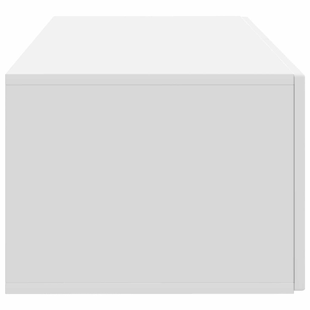 Wandmontierter TV-Schrank Weiß 78,5 x 41 x 30 cm Holzwerkstoff