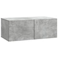 Wandmontierter TV-Schrank Betongrau 78,5 x 41 x 30 cm