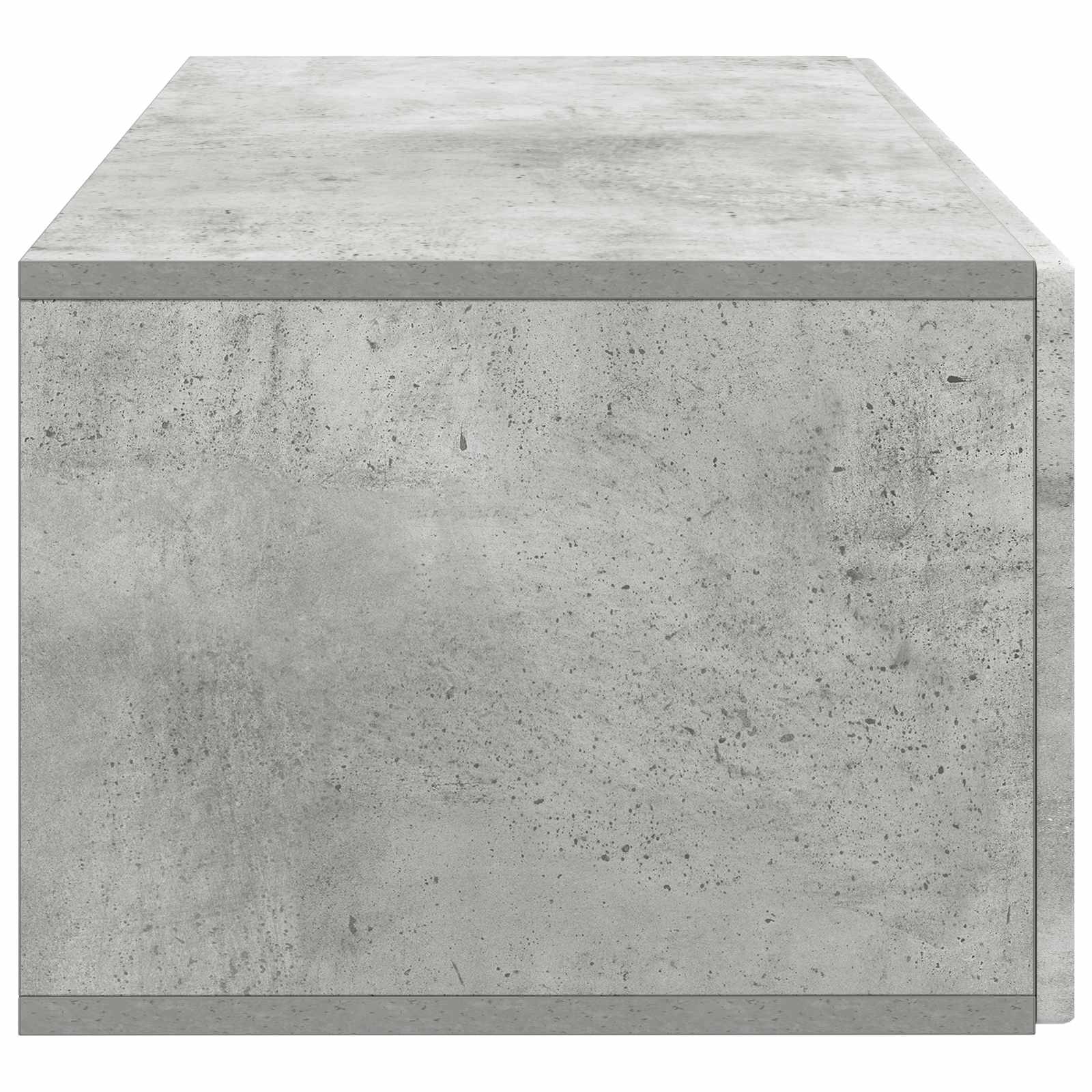 Wandmontierter TV-Schrank Betongrau 78,5 x 41 x 30 cm