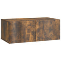 Wandmontierter TV-Schrank Geräucherte Eiche 78,5 x 41 x 30 cm