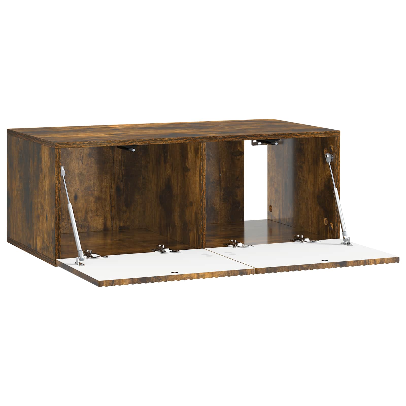 Wandmontierter TV-Schrank Geräucherte Eiche 78,5 x 41 x 30 cm