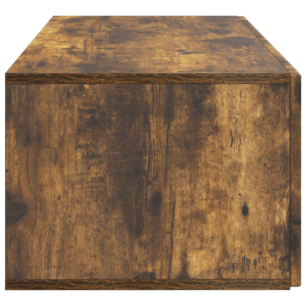 Wandmontierter TV-Schrank Geräucherte Eiche 78,5 x 41 x 30 cm