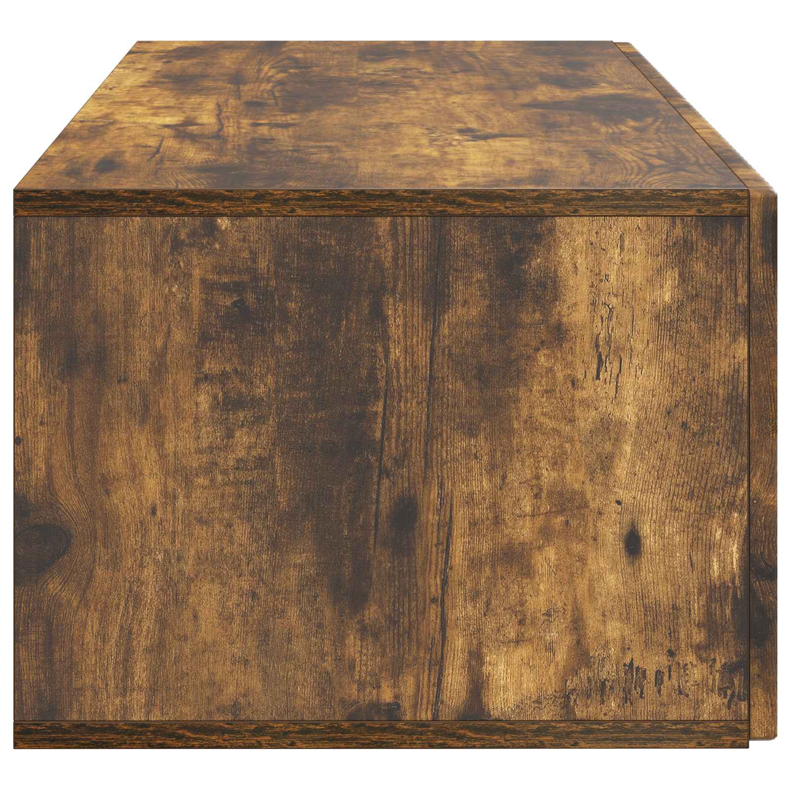 Wandmontierter TV-Schrank Geräucherte Eiche 78,5 x 41 x 30 cm