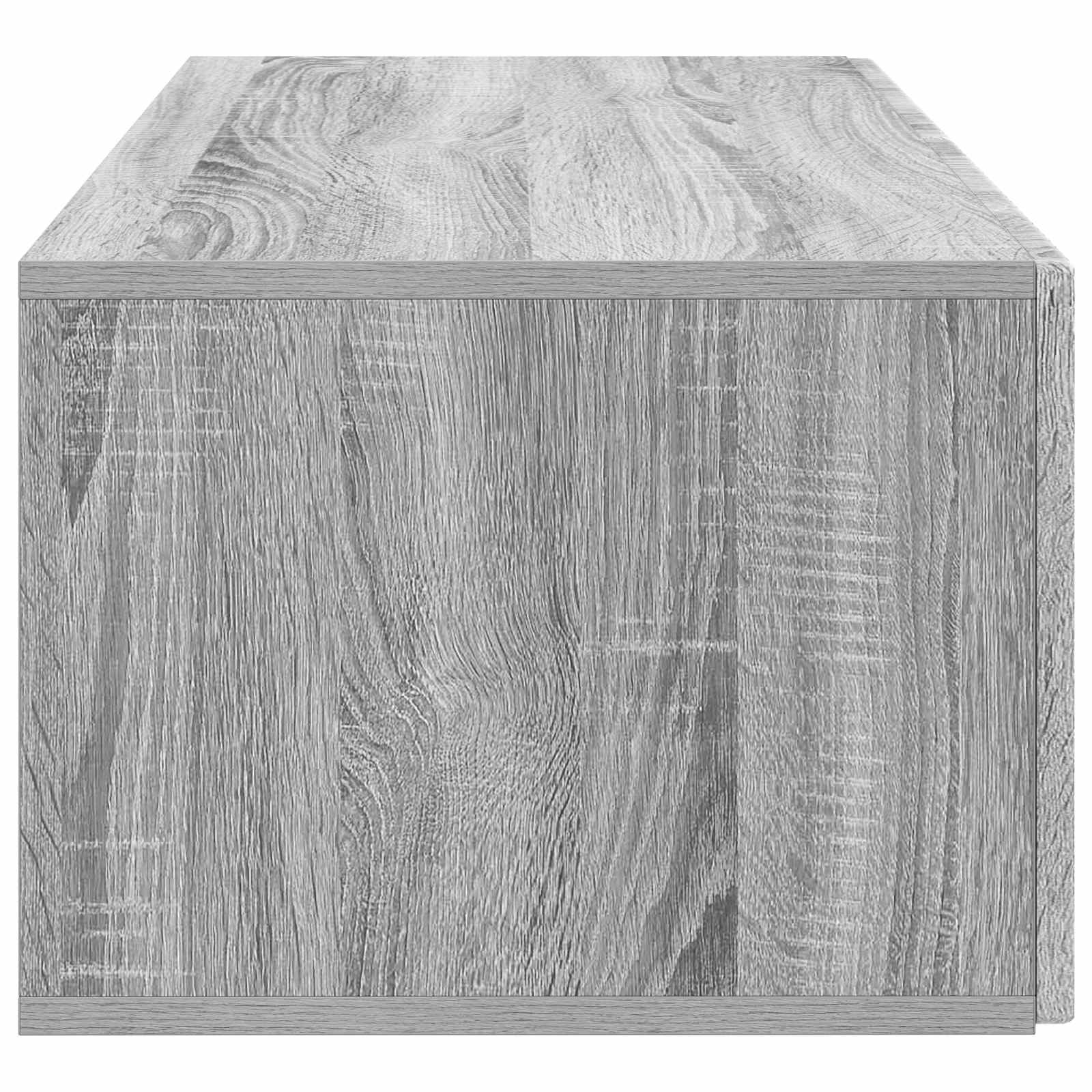Wandmontierter TV-Schrank Graues Sonoma 78,5 x 41 x 30 cm