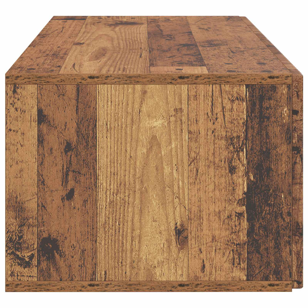 Wandmontierter TV-Schrank Altholz 78,5 x 41 x 30 cm
